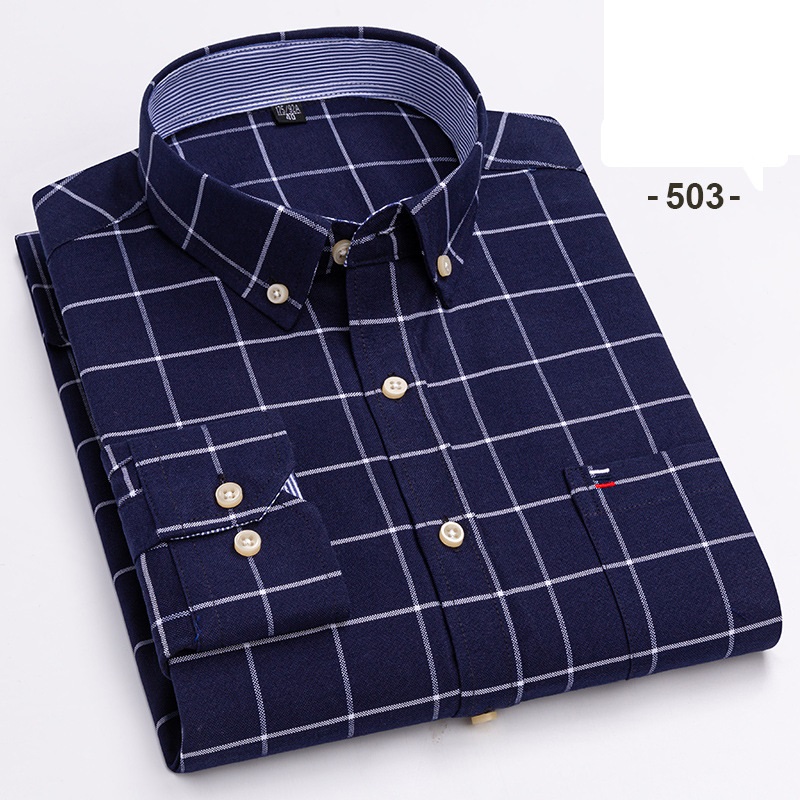 Mens Oxford Shirts Formal Business Long Sleeves Cotton Casual Dress Shirts Tops - Picture 28 of 48