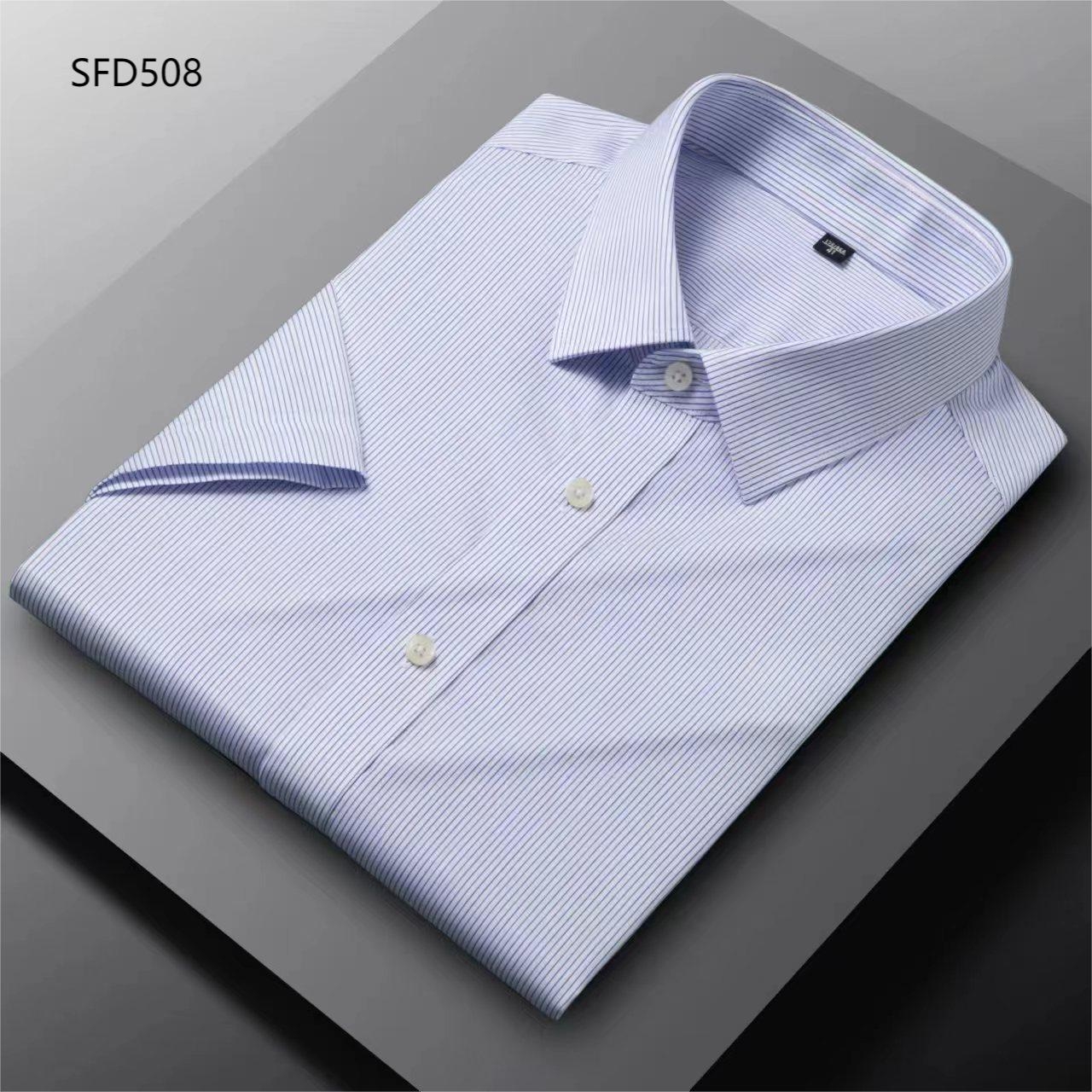 Mens Dress Shirts Formal Business Short Sleeves Buttons Bamboo Casual Shirts Top - Bild 15 von 15