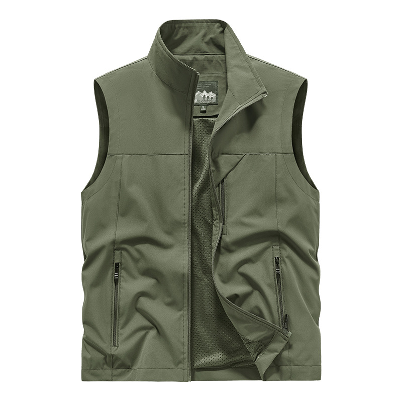 Mens Vests Waistcoat Utility Photographer Fishing Vest Sports Workwear Fisherman - Picture 16 of 19