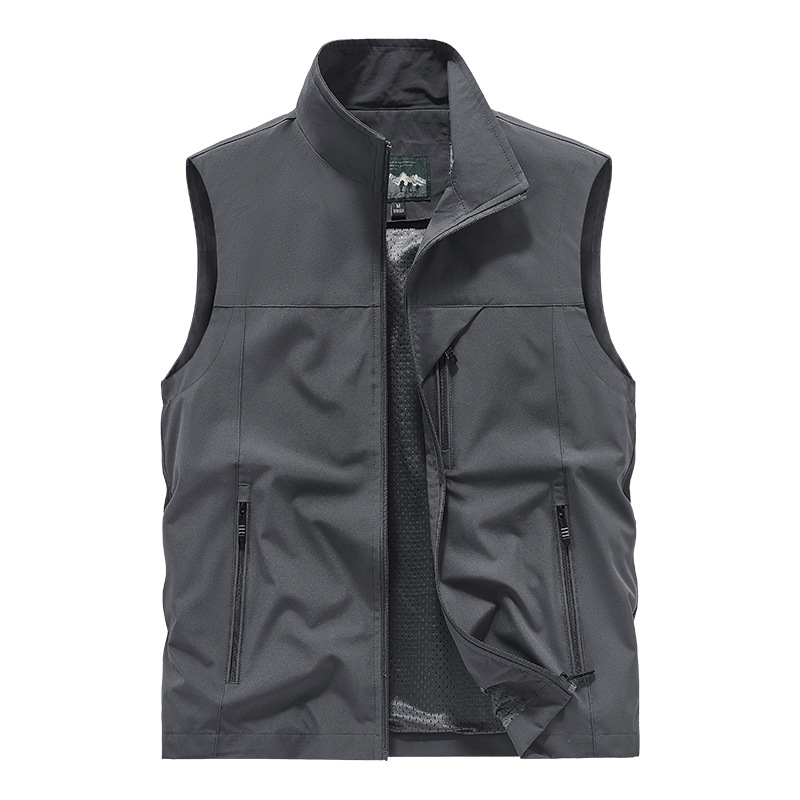 Mens Vests Waistcoat Utility Photographer Fishing Vest Sports Workwear Fisherman - Picture 17 of 19