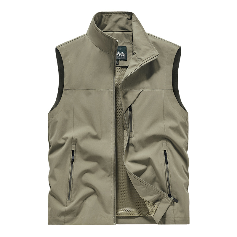 Mens Vests Waistcoat Utility Photographer Fishing Vest Sports Workwear Fisherman - Picture 13 of 19