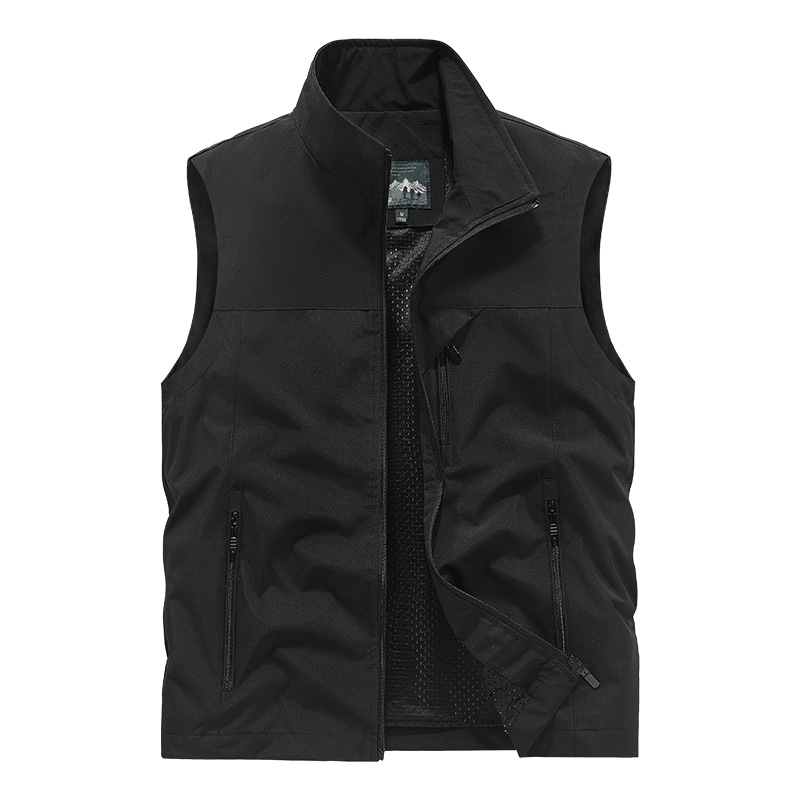 Mens Vests Waistcoat Utility Photographer Fishing Vest Sports Workwear Fisherman - Picture 14 of 19