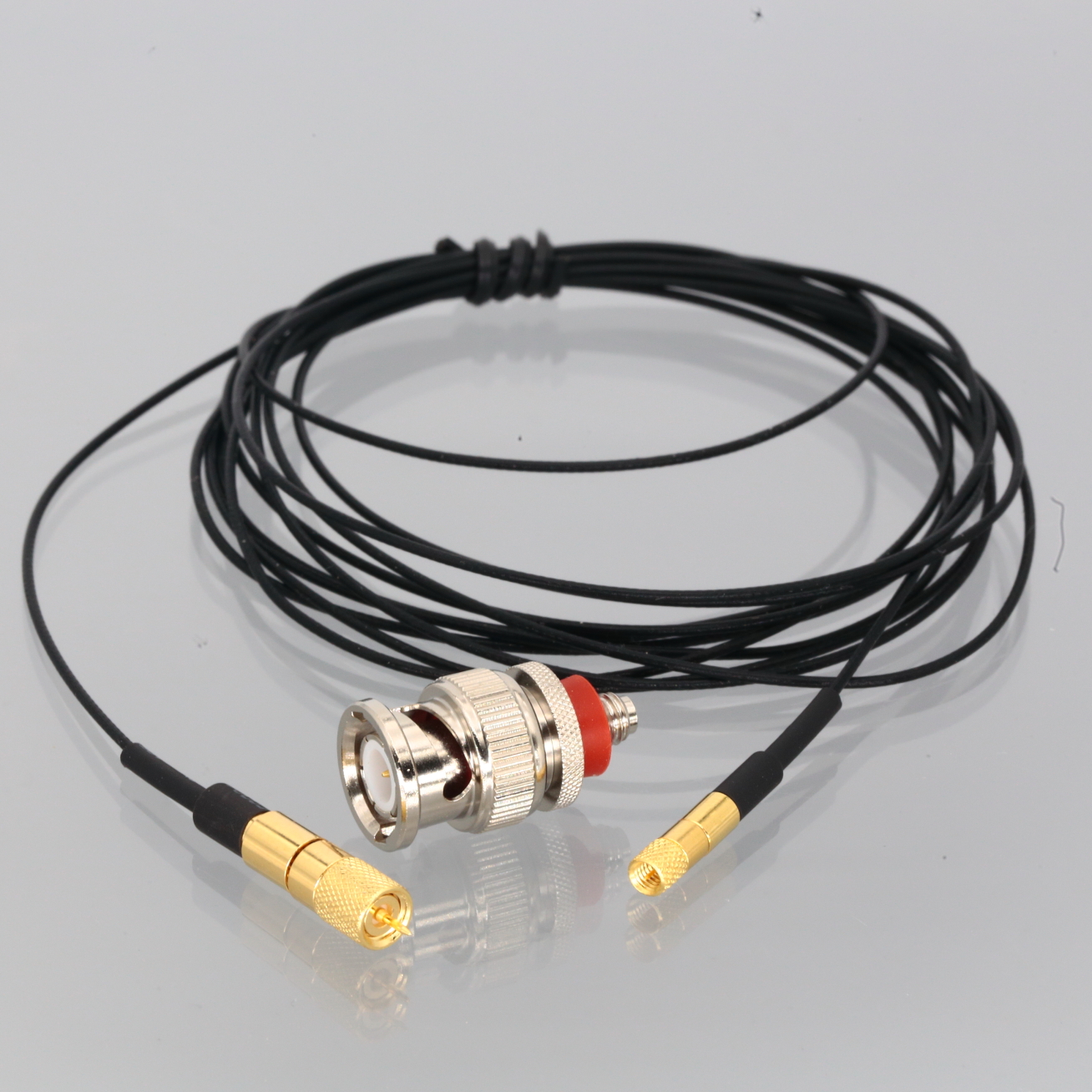 BNC Adapter M3 to 10-32 Locking Spring Accelerometer vibration Low noise Cable