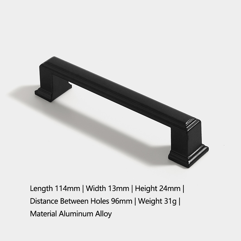Cabinet Pull 3.78″ Hole Centers Drawer Handle Aluminum Alloy for Kitchen