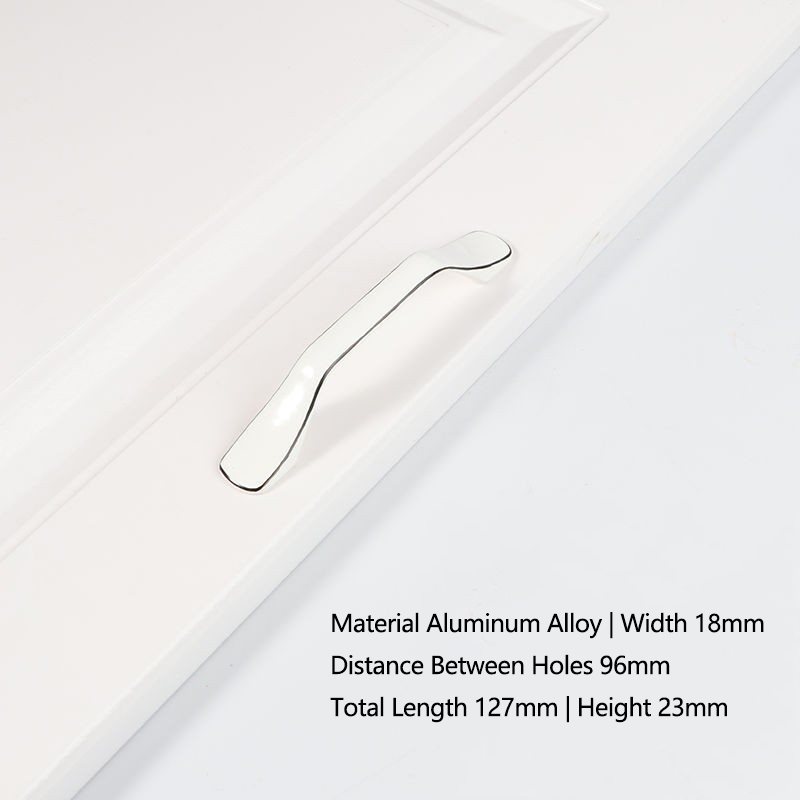 5 Pack Cabinet Pull 3.78″ Hole Centers Aluminum Alloy Drawer Handle for Kitchen