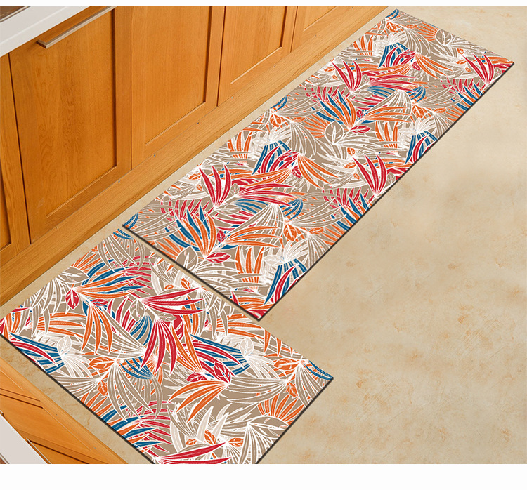 Küchenläufer Teppichläufer Waschbar Küche Läufer Modern Küchenteppich