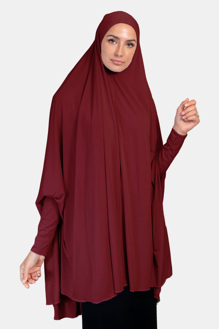 Muslim Big Hijab Khimar Abaya  Robe  Islamic Women Full 