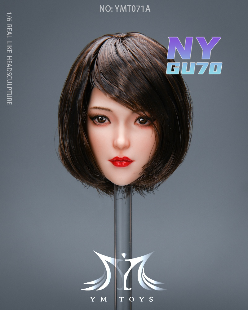 YMTOYS YMT071 1/6 Girl Head Sculpt Model For 12" Female PH TBL JO Figure Body