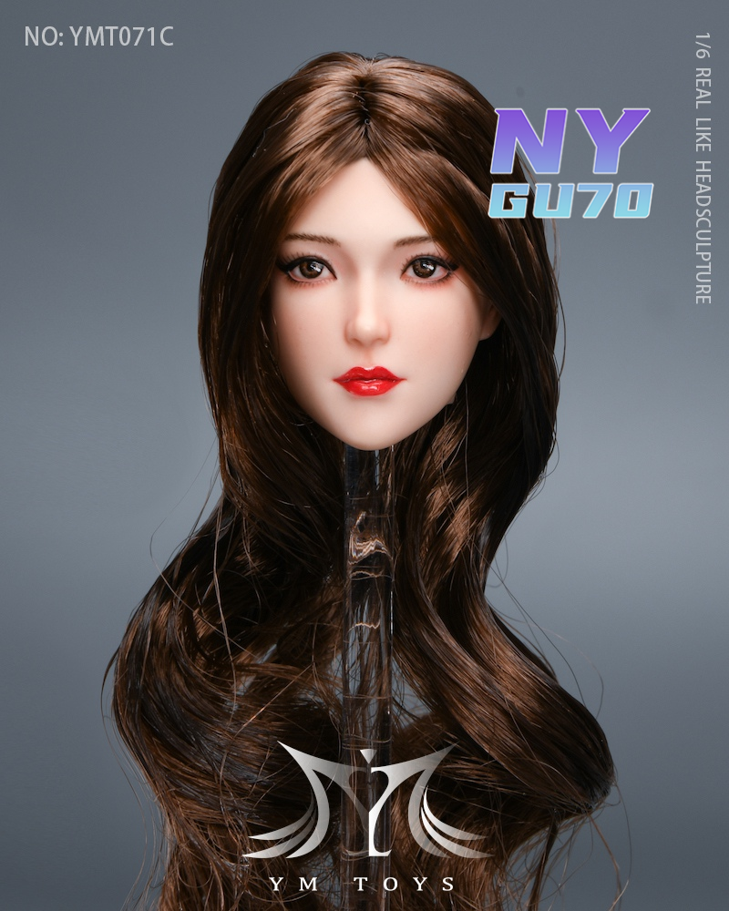 YMTOYS YMT071 1/6 Girl Head Sculpt Model For 12" Female PH TBL JO Figure Body