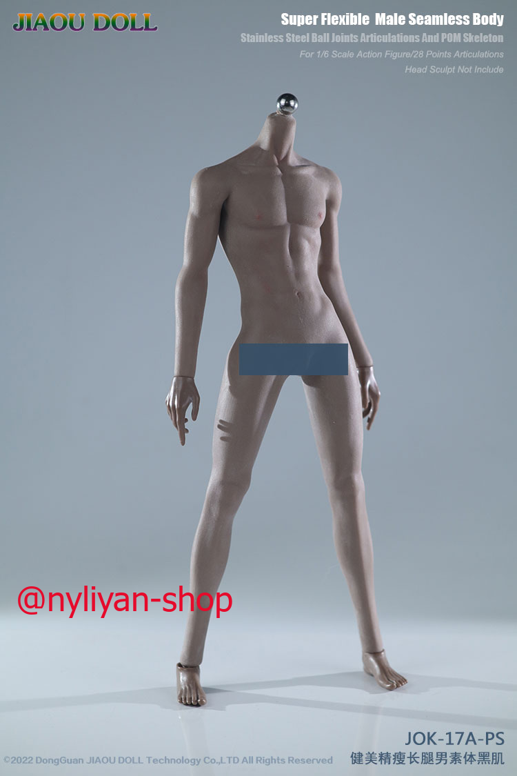 JIAOU DOLL JOK-17A 1/6 superflexible lange Beine nahtlos 12' männliche Körperfigur - Bild 16 von 16