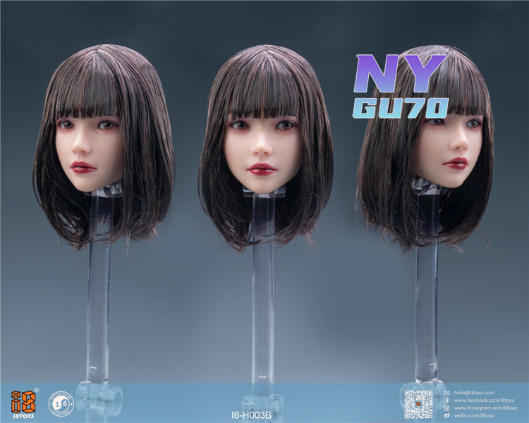 I8Toys I8-H003 1/6 Yuki Beauty Girl Female Head Sculpt F 12