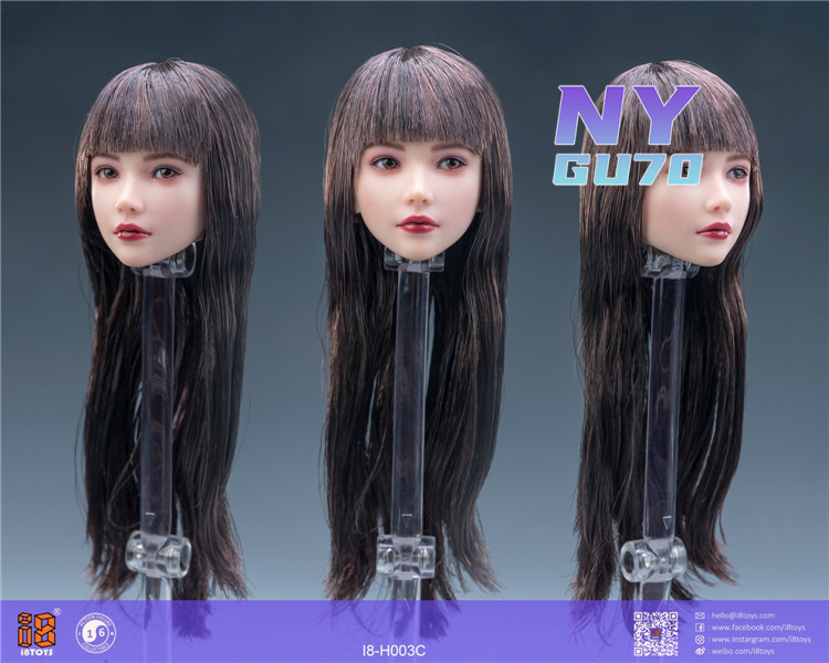 I8Toys I8-H003 1/6 Yuki Beauty Girl Female Head Sculpt F 12