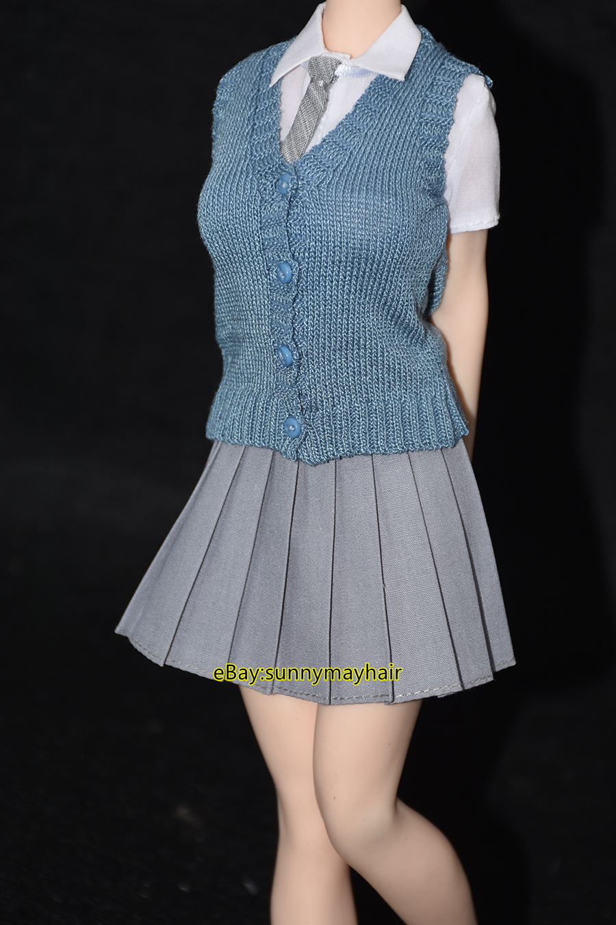 1/6 Sweater Vest Tops Clothes Model Fit 12'' Female TbL PH Figure Body Doll Toy