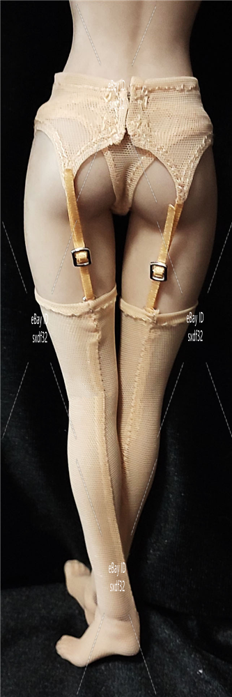 1/6 weibliche Strumpfband Strümpfe Socken Kleidung für 12 Zoll Phicen TBL JO Figur Body Puppe - Bild 11 von 11