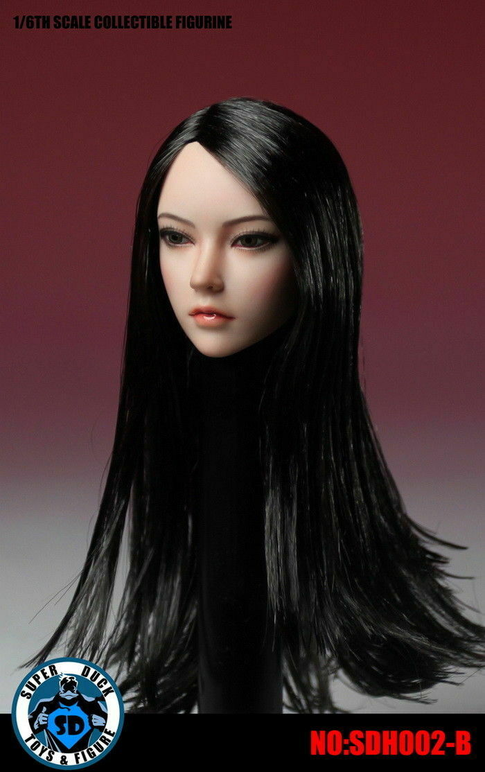 SUPER DUCK 1:6 SDH002B Girl Head Sculpt For 12'' Female Phicen TBL Figure Dolls - Bild 2 von 5