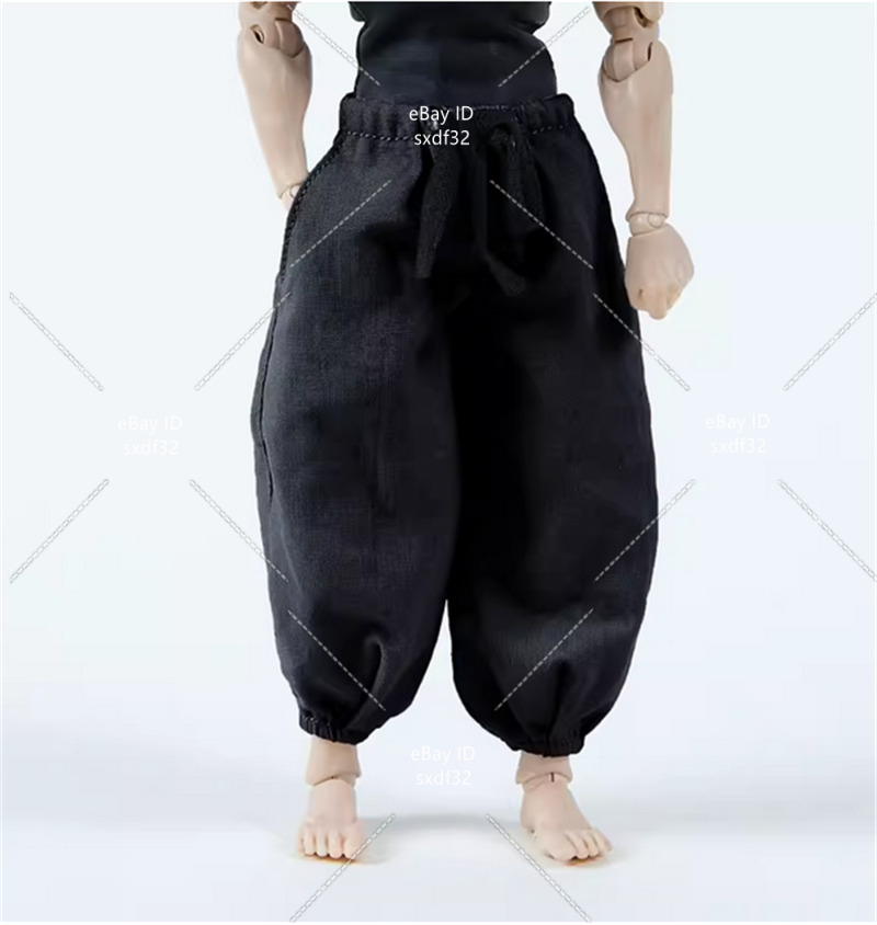 1/12 Short sleeved T-shirt & harem pants Fit 6'' romankey Male Figure Body Doll