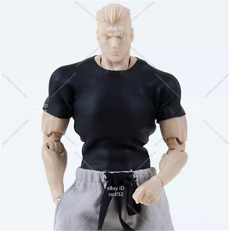 1/12 Short sleeved T-shirt & harem pants Fit 6'' romankey Male Figure Body Doll