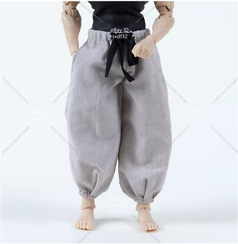 1/12 Short sleeved T-shirt & harem pants Fit 6'' romankey Male Figure Body Doll