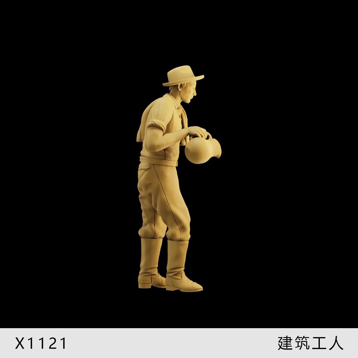 Figura miniatura 1/35 1/43 1/64 trabajador de la construcción escena utilería para automóviles vehículos - Imagen 25 de 40