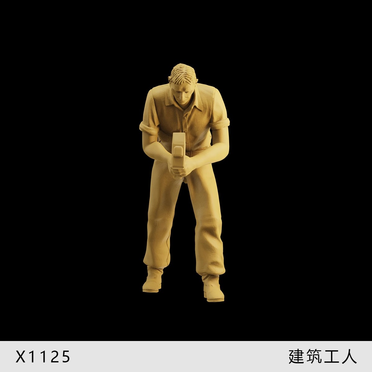 Figura miniatura 1/35 1/43 1/64 trabajador de la construcción escena utilería para automóviles vehículos - Imagen 29 de 40