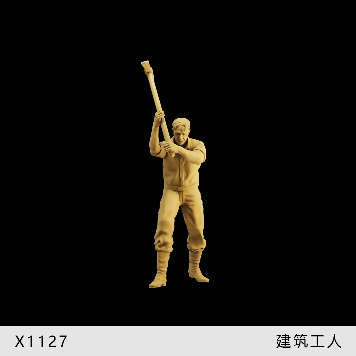 Figura miniatura 1/35 1/43 1/64 trabajador de la construcción escena utilería para automóviles vehículos - Imagen 31 de 40