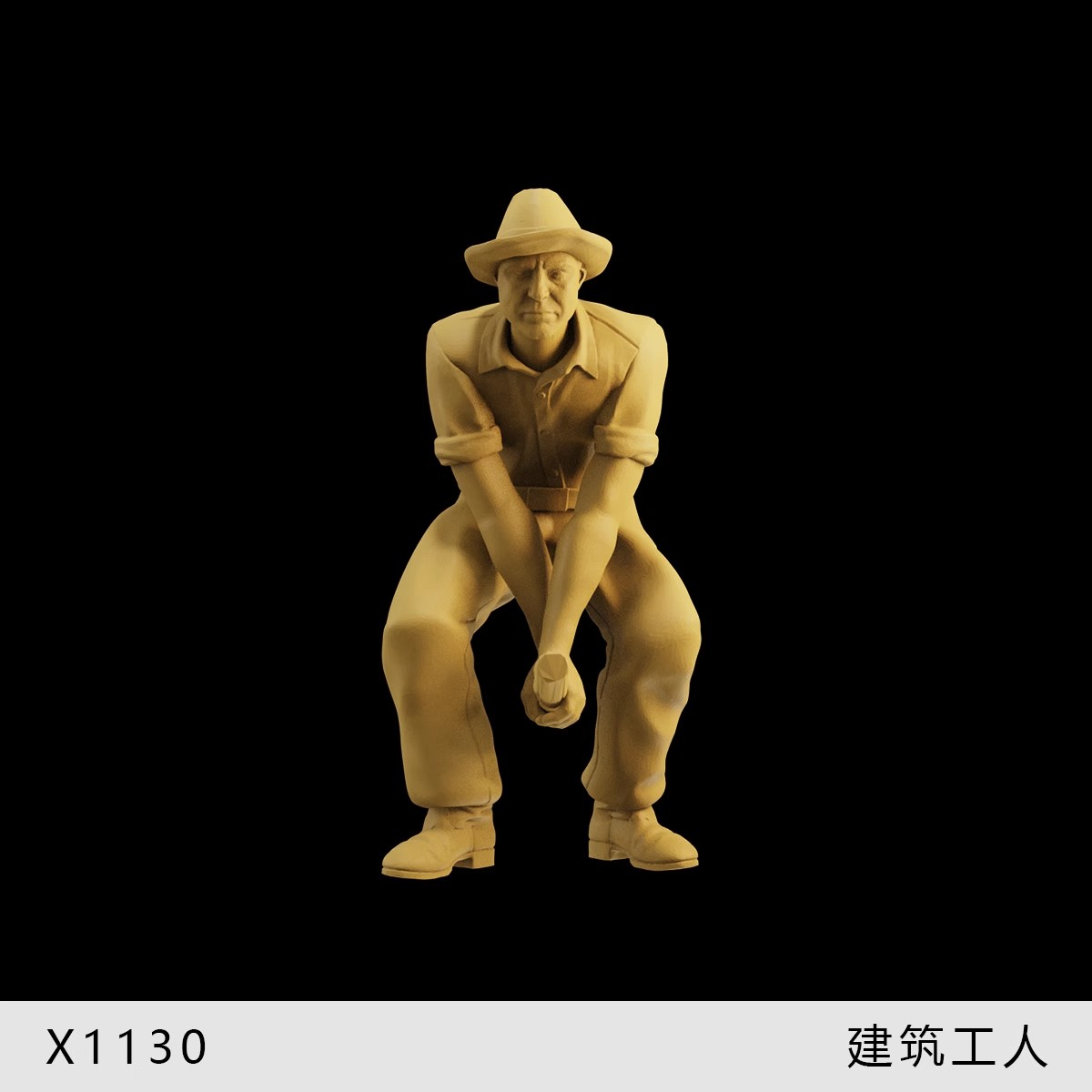 Figura miniatura 1/35 1/43 1/64 trabajador de la construcción escena utilería para automóviles vehículos - Imagen 34 de 40