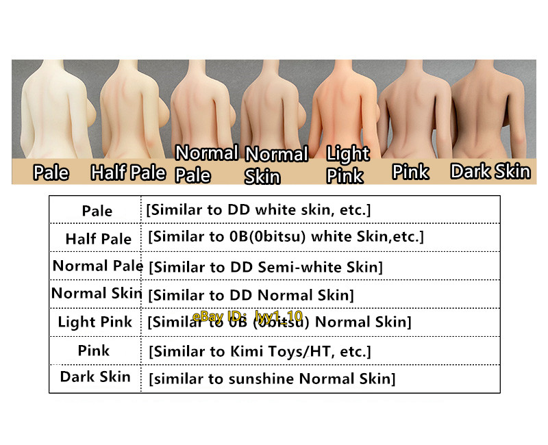 Customize LDDOLL 1/6 25M Female Silicone Body 12" Action Figure fit OB Azone Hea - Picture 11 of 11