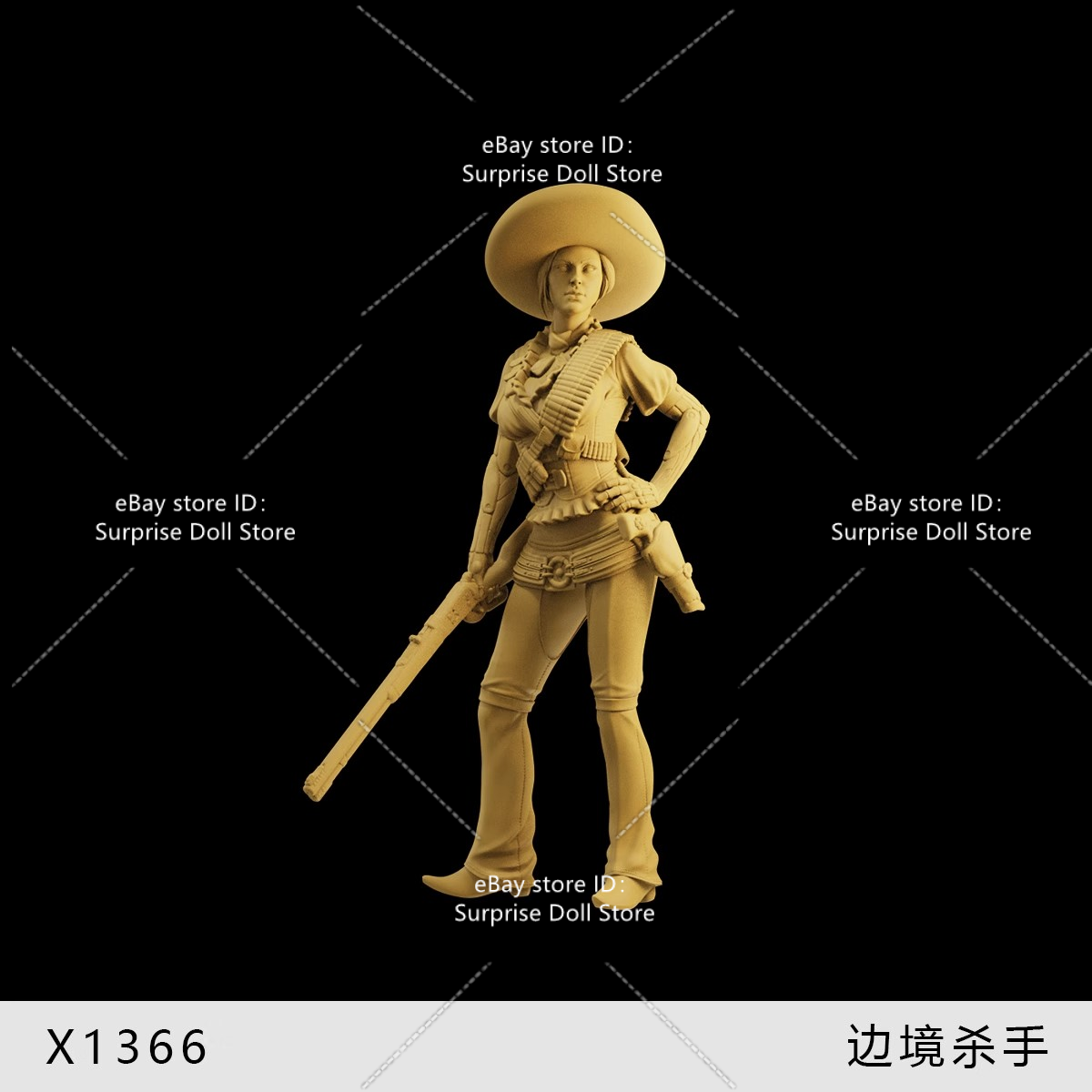 1/35 1/43 1/64 Miniatur Figuren West Cowgirl Pferd Szene Requisiten Modell für Autos - Bild 6 von 8