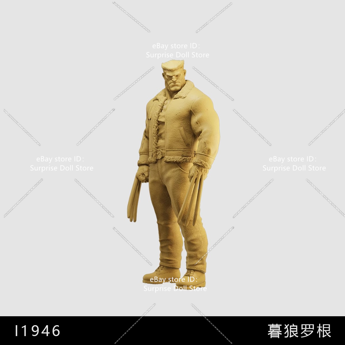 1/35 1/43 1/64 Miniature Figures Logan Man fight Scene Prop Model For Car