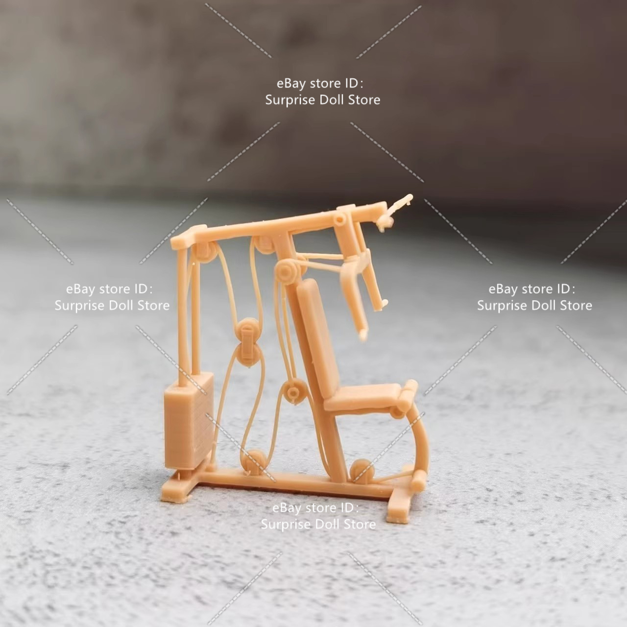 1/64 Miniature Figures Gym equipment Sports boxing Girl Scene Prop Model For Car - Picture 31 of 44