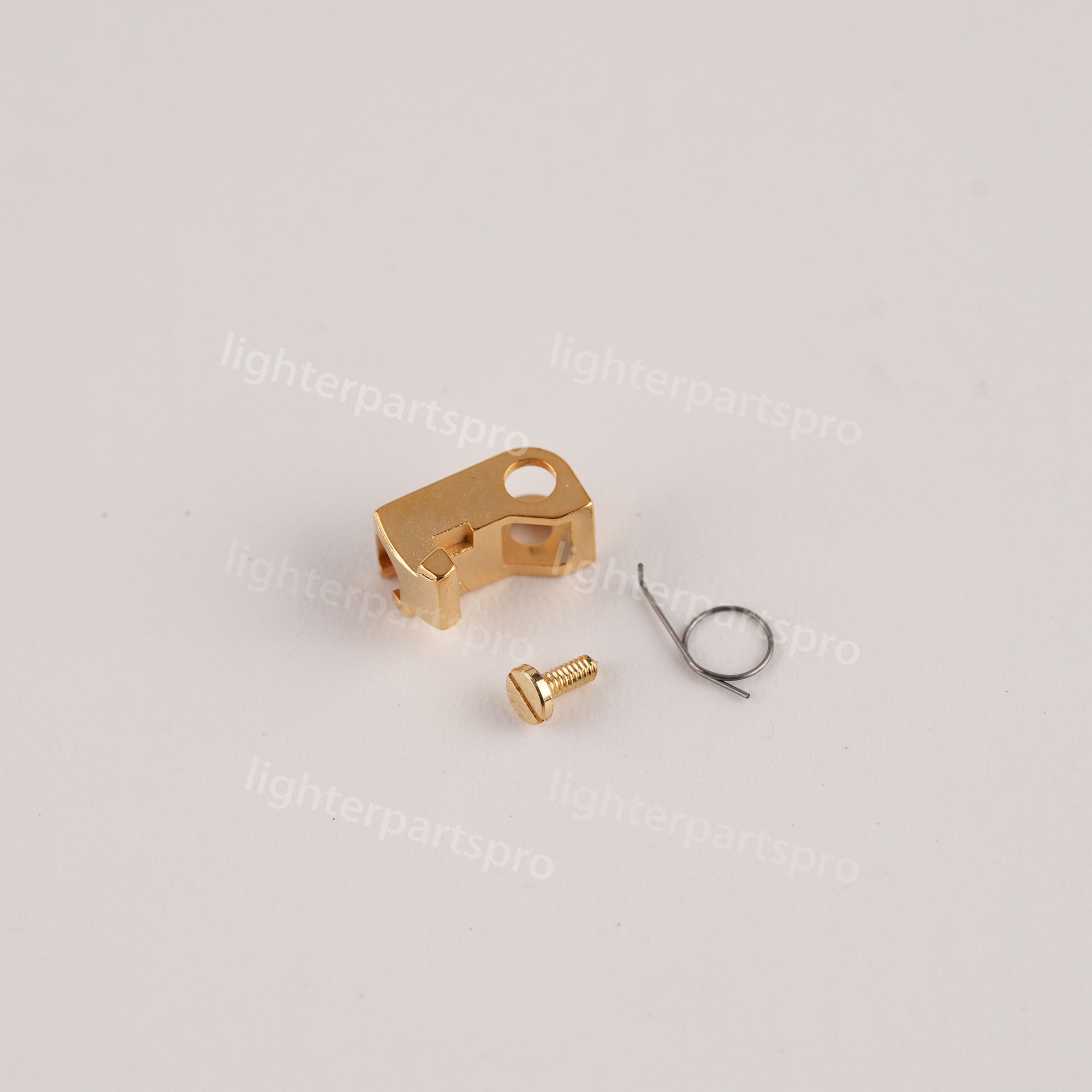 1set Flint holder housing + Reverse thread wheel screw for Dunhill Slim lighter