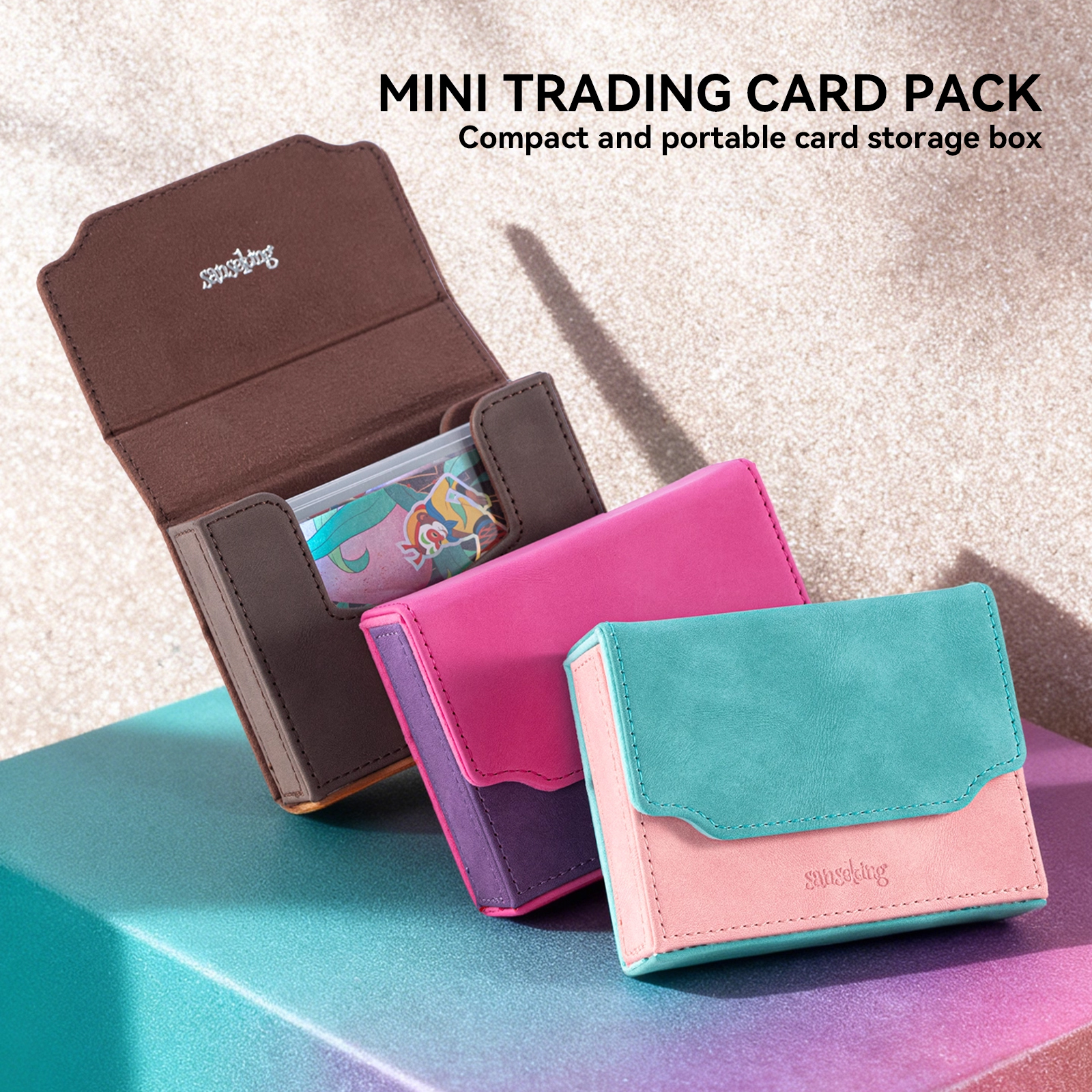 Sanseking Mini Trading Card Storage Case