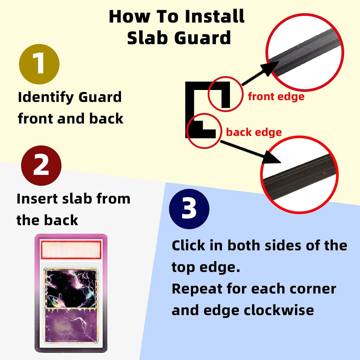 PSA Slab Guard Installation Steps