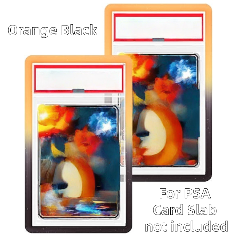 Orange Black PSA Slab Guard