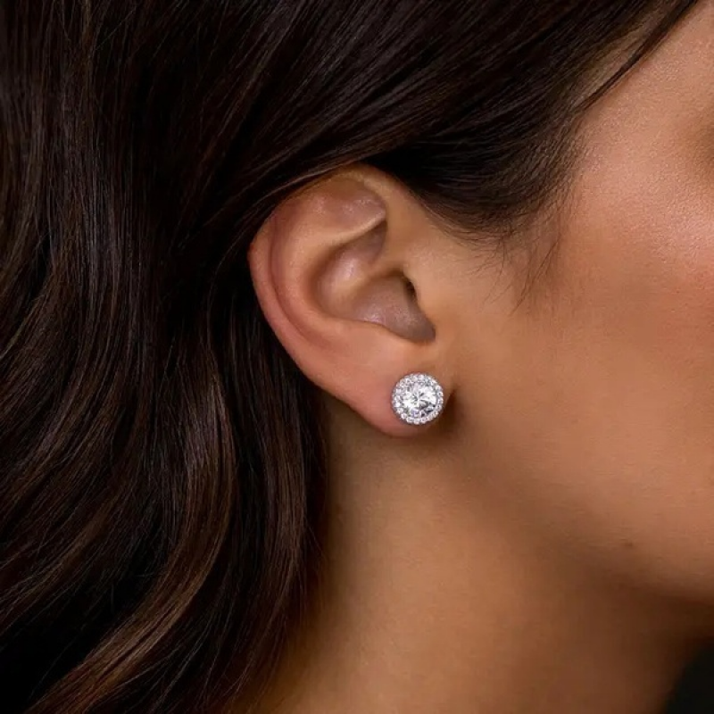 1 Paar 20 g CZ Ohrstecker für Damen Herren Ohrstecker Helix Muschel Piercing Schmuck - Bild 8 von 24