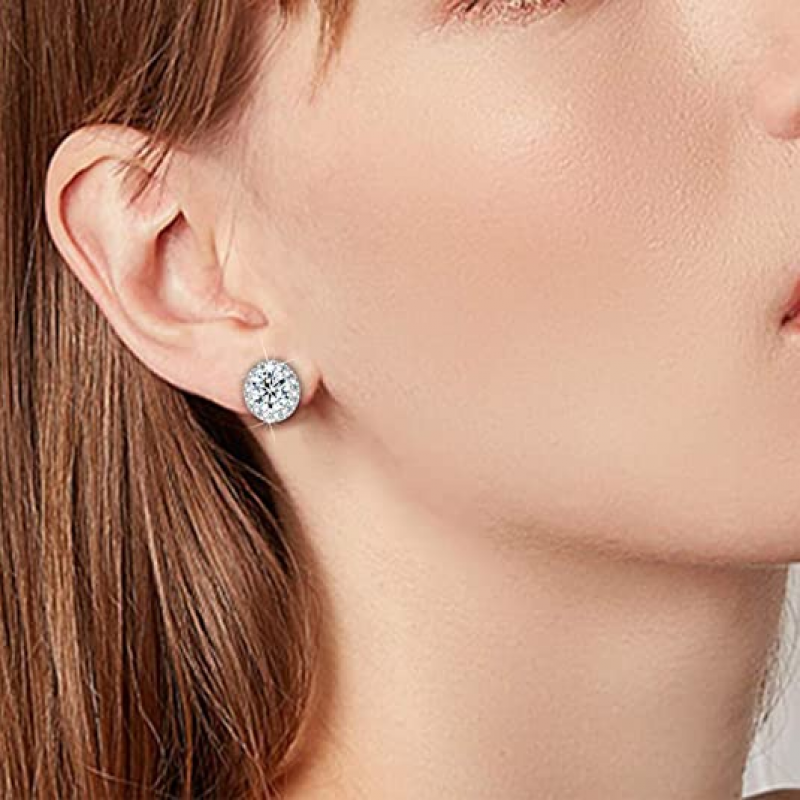 1 Paar 20 g CZ Ohrstecker für Damen Herren Ohrstecker Helix Muschel Piercing Schmuck - Bild 9 von 24