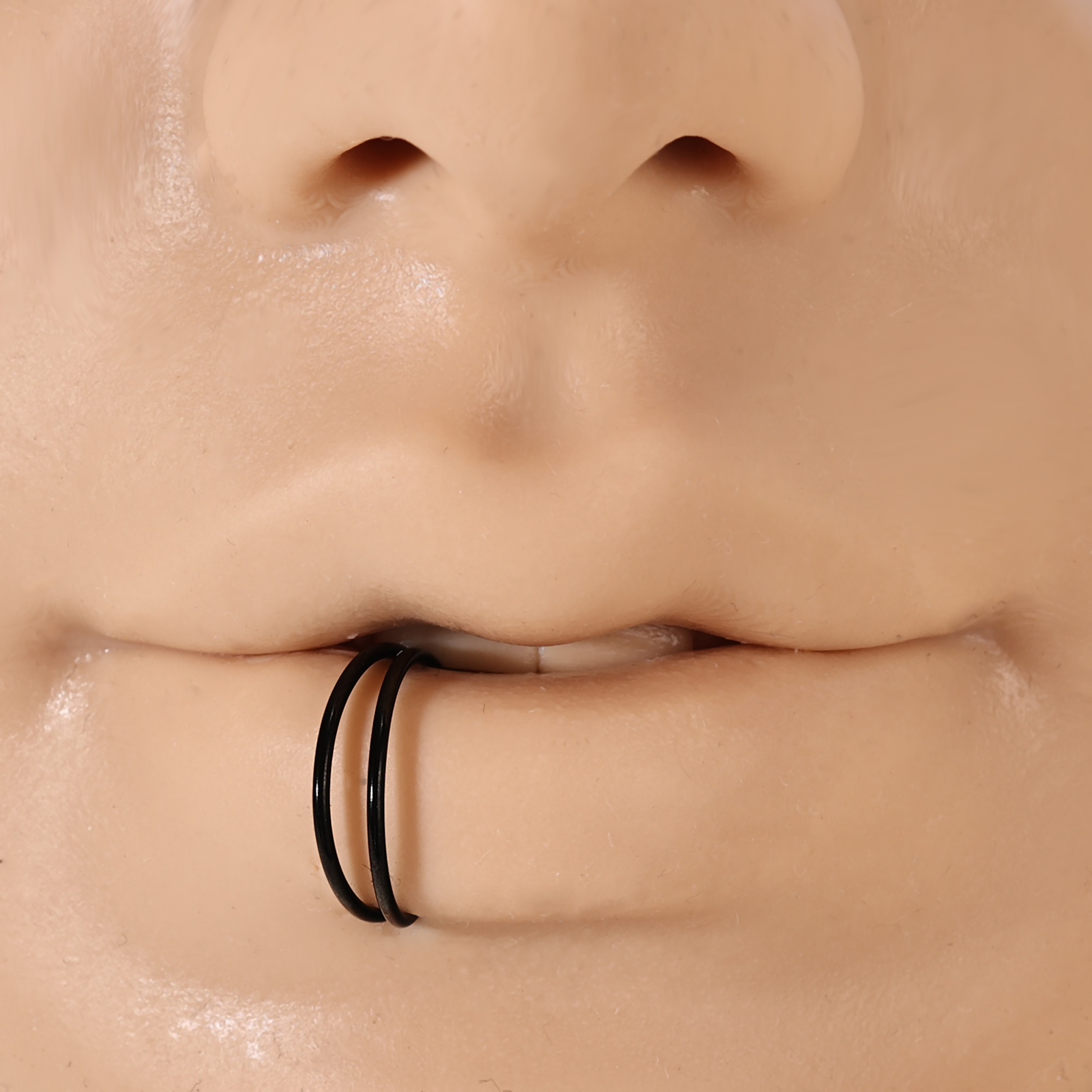 c shaped lip ring 5Pcs/Set Stainless Steel Clip on Rings C-Shaped Lip Cuffs Halloween Jewelry Flavor:Mandarin Orange KAPETHEL COFFEE CARAMEL MACCHIATO سيروم يعزز إشراقة البشرة