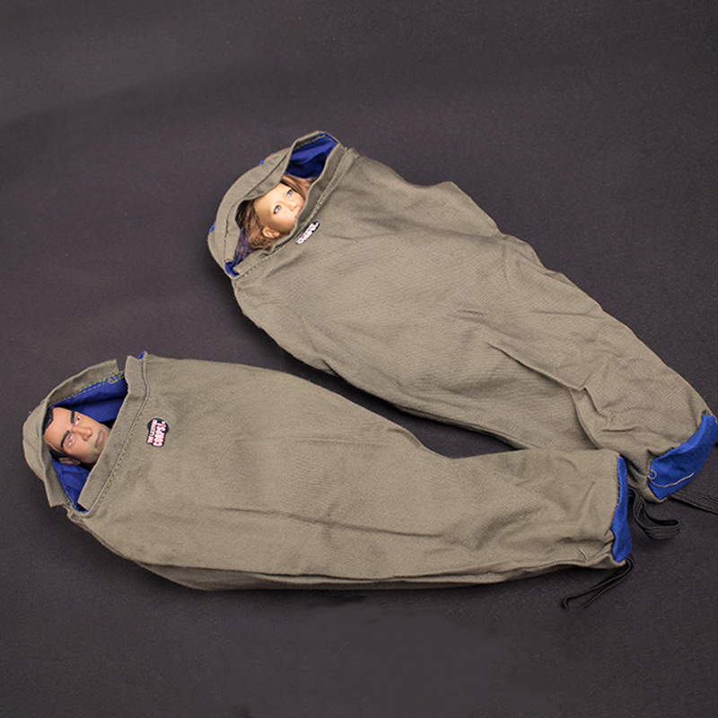 2PCS 1//6 Scale bag for carrying out the package a sleeping bag f 12 Inch Figure