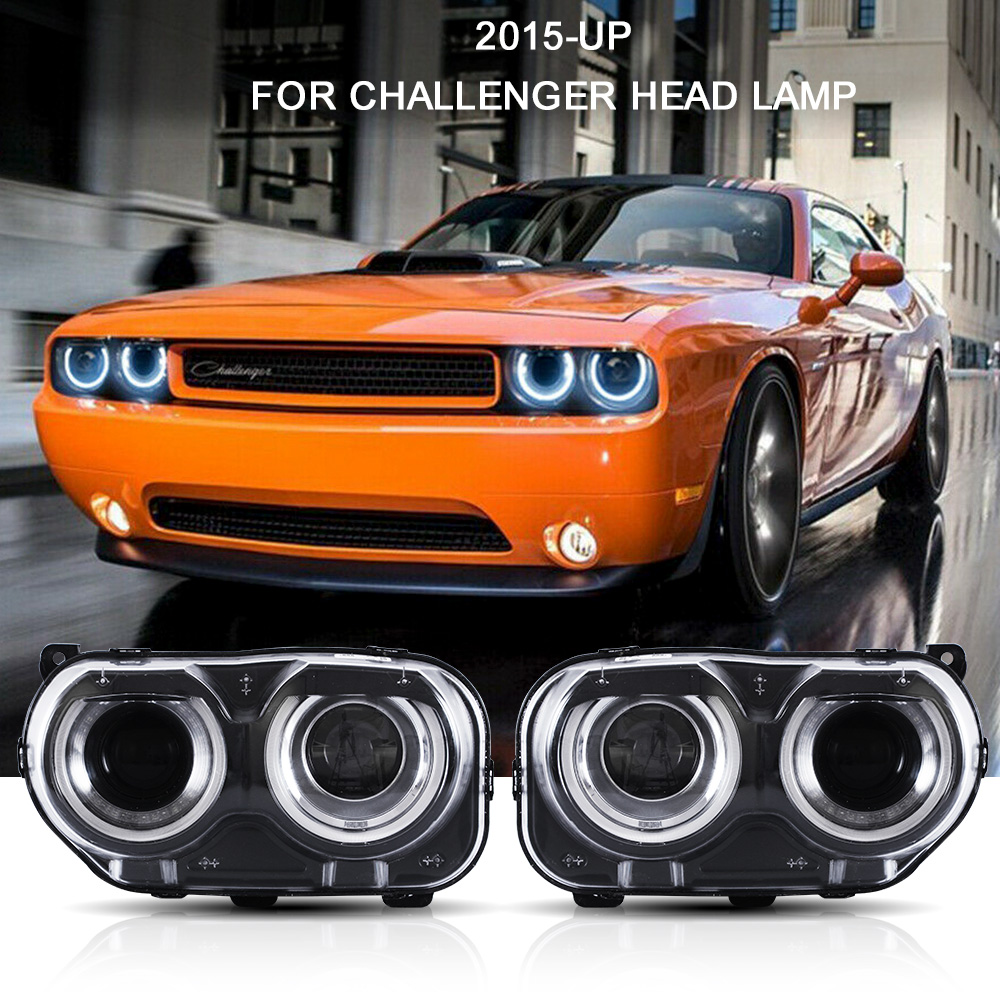 Led Headlights For Dodge Challenger Up Modified With Dual Beam My XXX