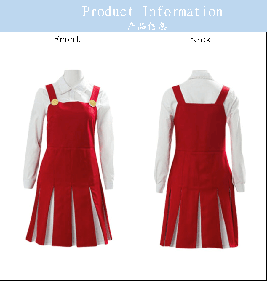 eri red dress Cosplay Anime Eri Party Halloween Costume Dress Suit
