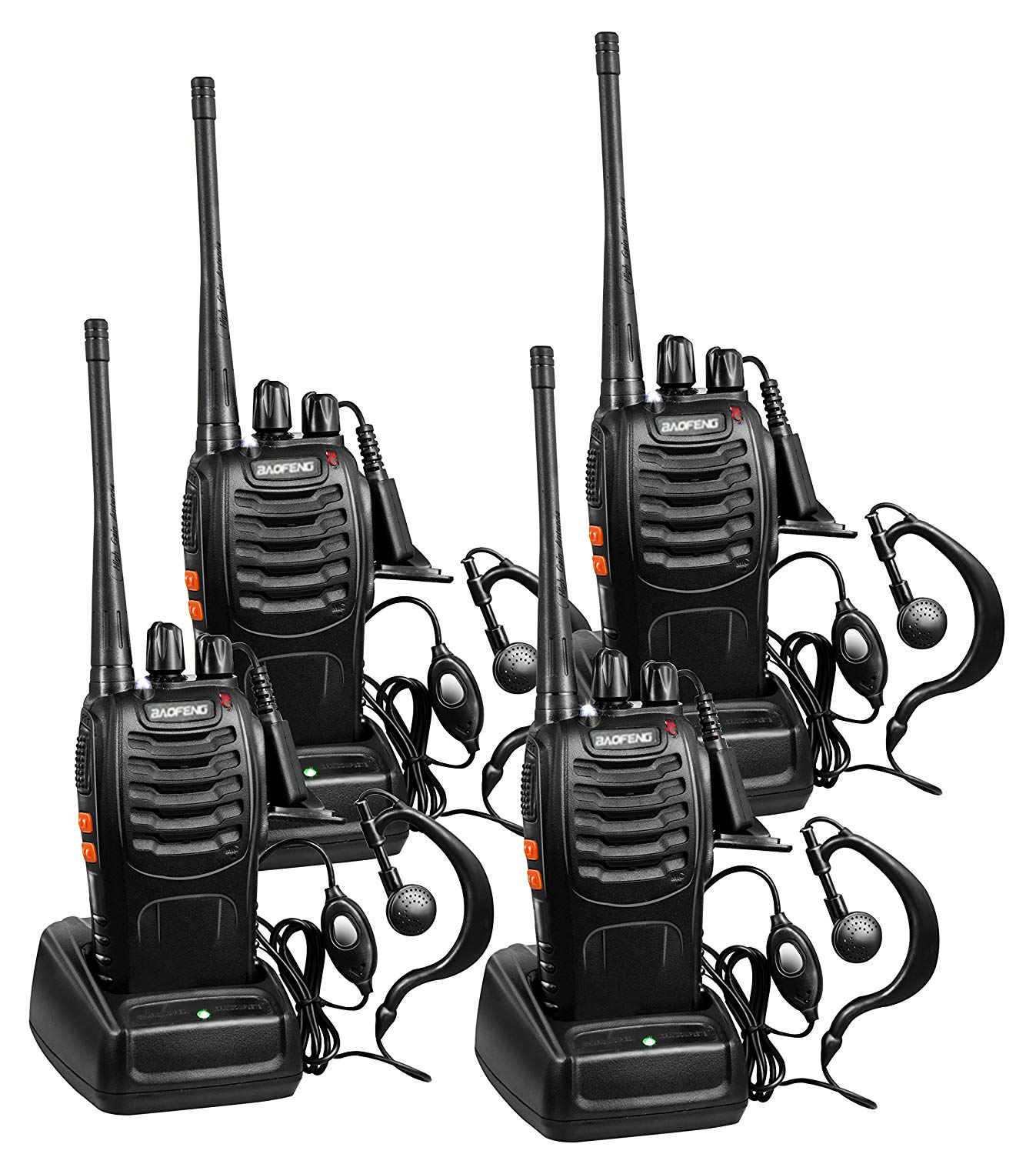 Walkie Talkie 5KM Long Range Dwukierunkowa podstawa ładowania radia z zestawem słuchawkowym (2/4 szt.) - Zdjęcie 13 z 13