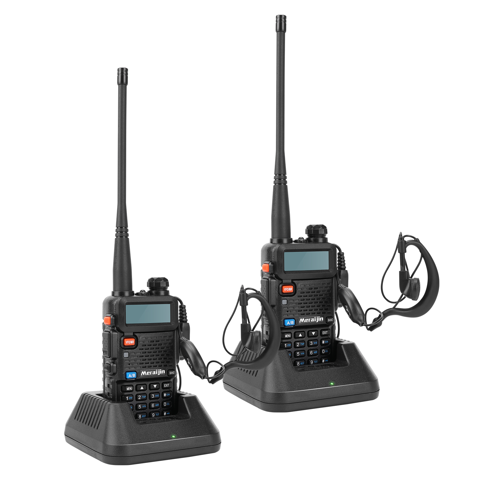 Dwukierunkowe radio walkie talkie akumulator dalekiego zasięgu 2-drożne radia ze słuchawkami - Zdjęcie 20 z 21