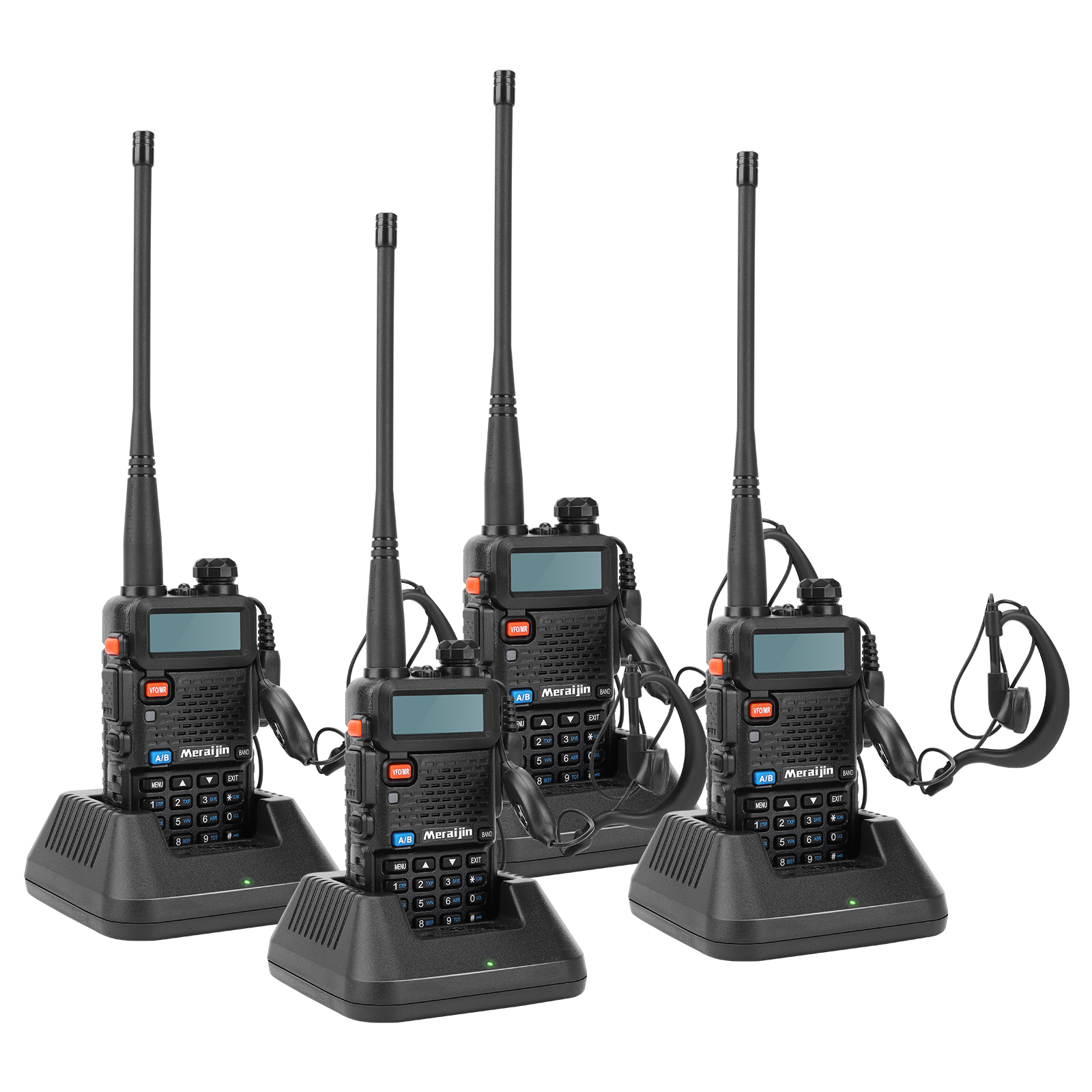 Dwukierunkowe radio walkie talkie akumulator dalekiego zasięgu 2-drożne radia ze słuchawkami - Zdjęcie 21 z 21