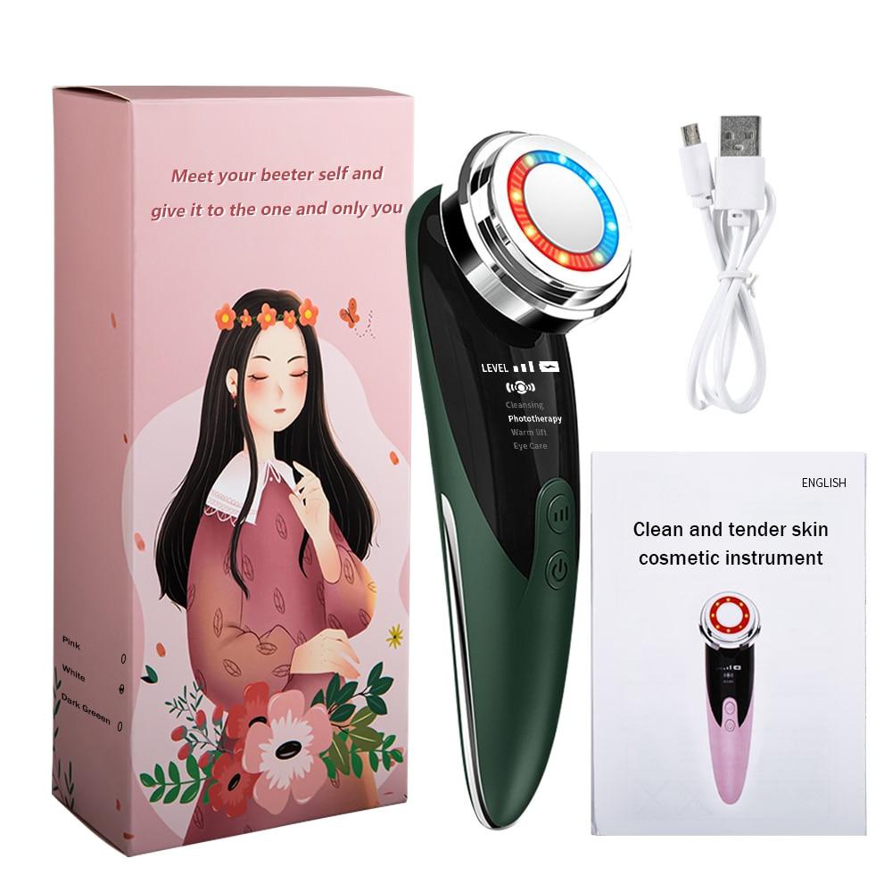 Face Massager Light Skin Facial Lifting Firming Beauty Vibration Face Cleaning