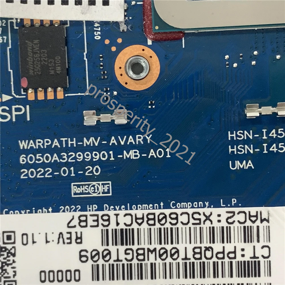 6050A3299901-MB-A01 N09055-001 N09055-601 For HP 840 G9