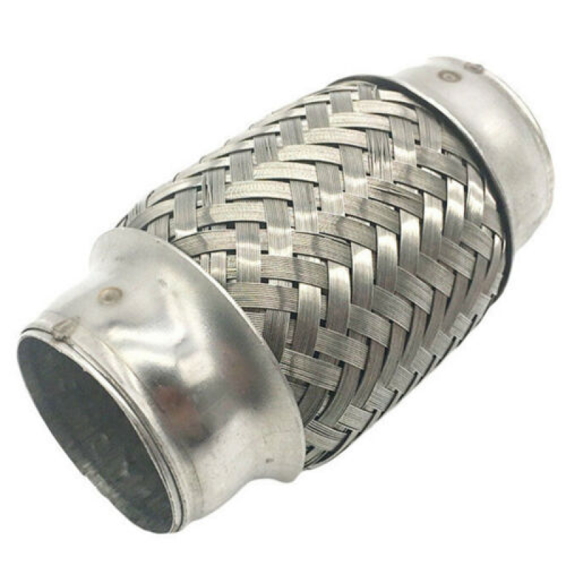 1x Universal 1.5"x 4" Stainless Steel Double Braided Flexible Pipe Exhaust Hose eBay