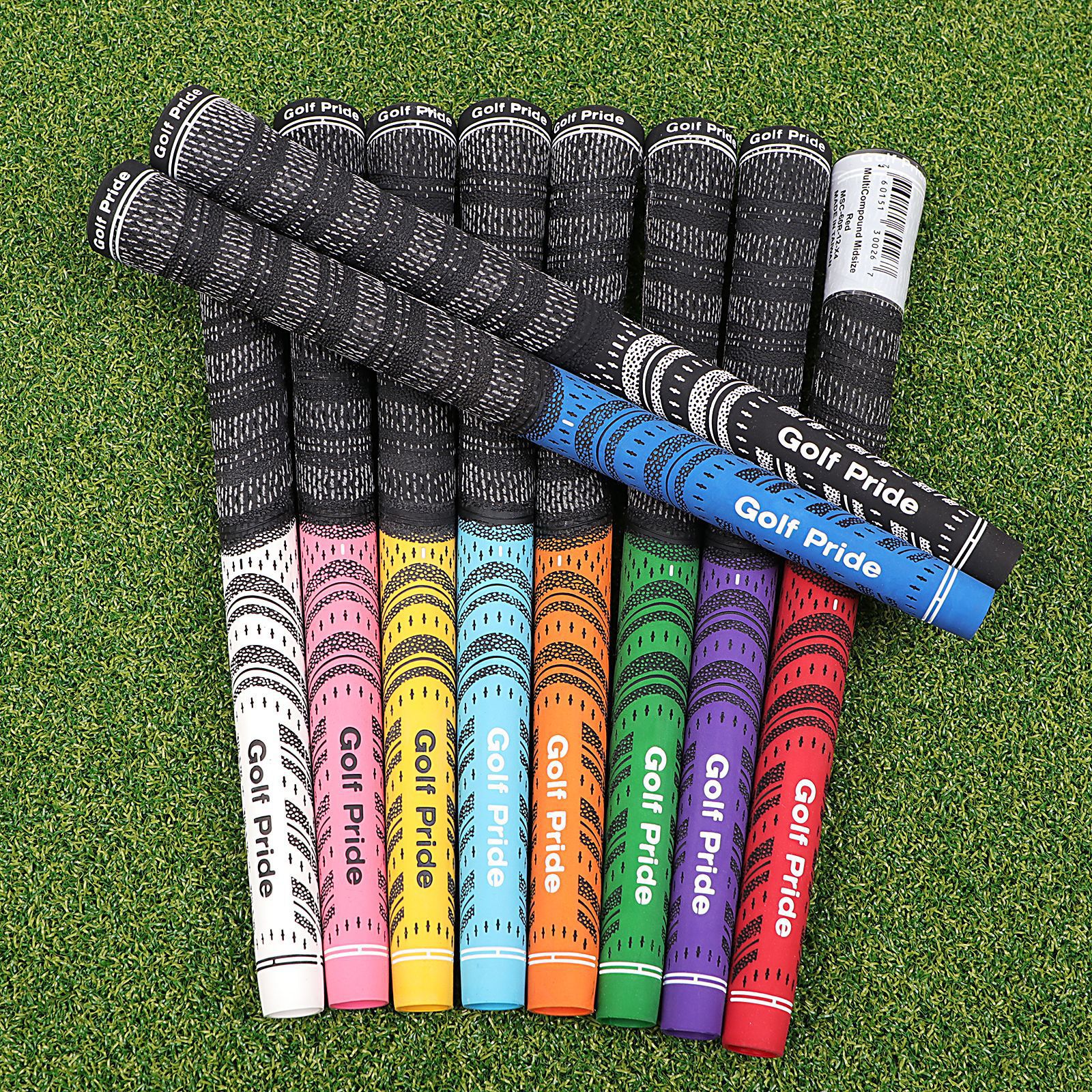13PCs Golf Pride Grip MCC Carbon Yarn Anti-Slip Golf Iron Club Grips