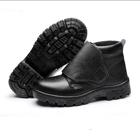 black slip on safety shoes