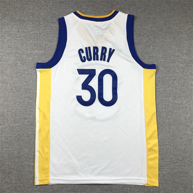 6 Colors Youth Size Gold States 30# Curry Basketball Jersey All Stitched