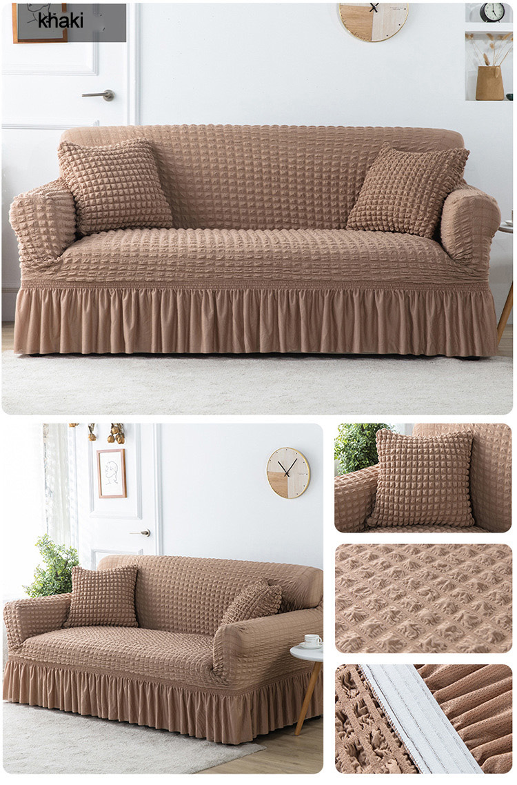 3D Bubble Lattice Elegant Sofa Covers Loveseat Couch Sofa